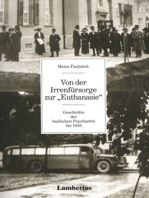 cover image of Von der Irrenfürsorge zur Euthanasie